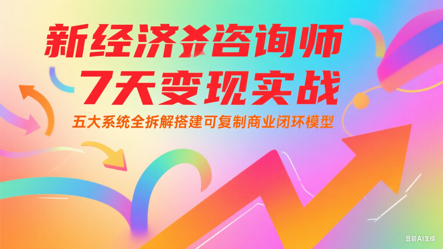 新经济咨询师 7 天变现实战：五大系统全拆解搭建可复制商业闭环模型-领学通