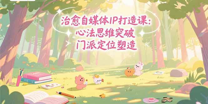 （15464期）治愈自媒体IP打造课：心法思维突破，门派定位塑造，商业闭环搭建-领学通