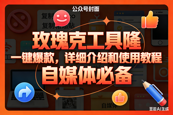 （17297期）玫瑰克隆工具，ai鲁大魔，自媒体必备神器，一键爆款神器，详细教程。-领学通