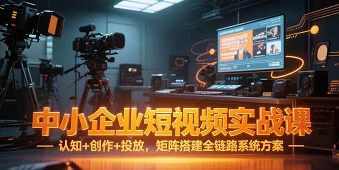 （15249期）中小企业短视频实战课，认知+创作+投放，矩阵搭建全链路系统方案-领学通