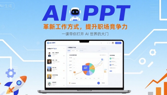 AI+PPT：革新工作方式，提升职场竞争力，一课带你打开 AI 世界的大门-领学通