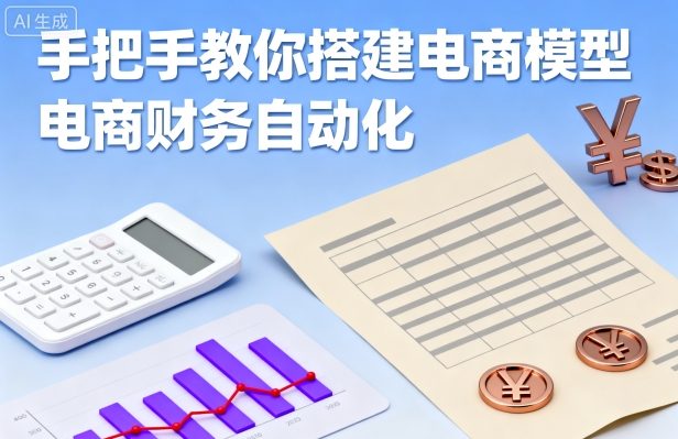 手把手教你搭建电商模型-电商财务自动化-领学通
