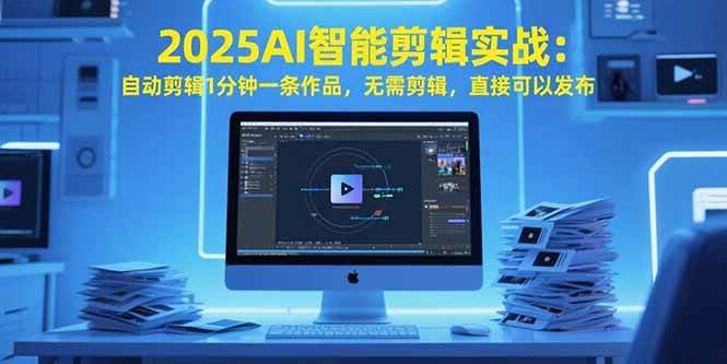 （15504期）2025AI智能剪辑实战：自动剪辑1分钟一条作品，无需剪辑，直接可以发布-领学通