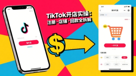 TikTok从开店到投流的进阶课，从基础实操到高阶技巧一网打尽-领学通