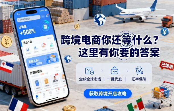 跨境电商你还等什么?这里有你要的答案【音频课】-领学通