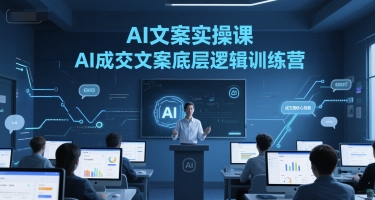 AI文案实操课，AI成交文案底层逻辑训练营-领学通