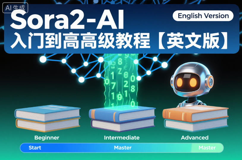 Sora2-AI入门到高级教程【英文版】-领学通