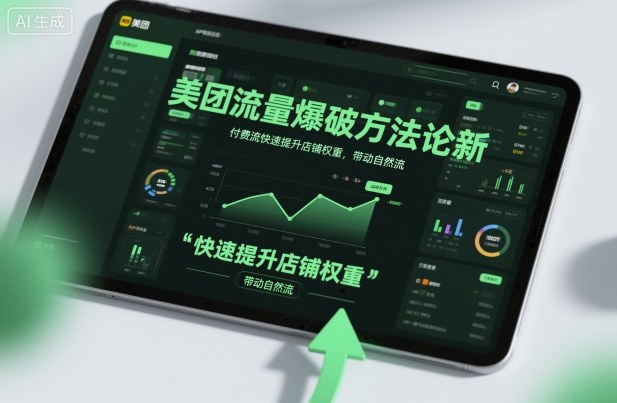 美团流量爆破方法论,付费流快速提升店铺权重,带动自然流-领学通