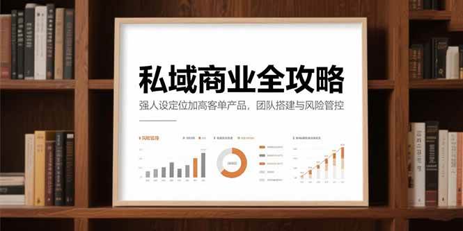 （15294期）私域商业全攻略，强人设定位加高客单产品，团队搭建与风险管控-领学通