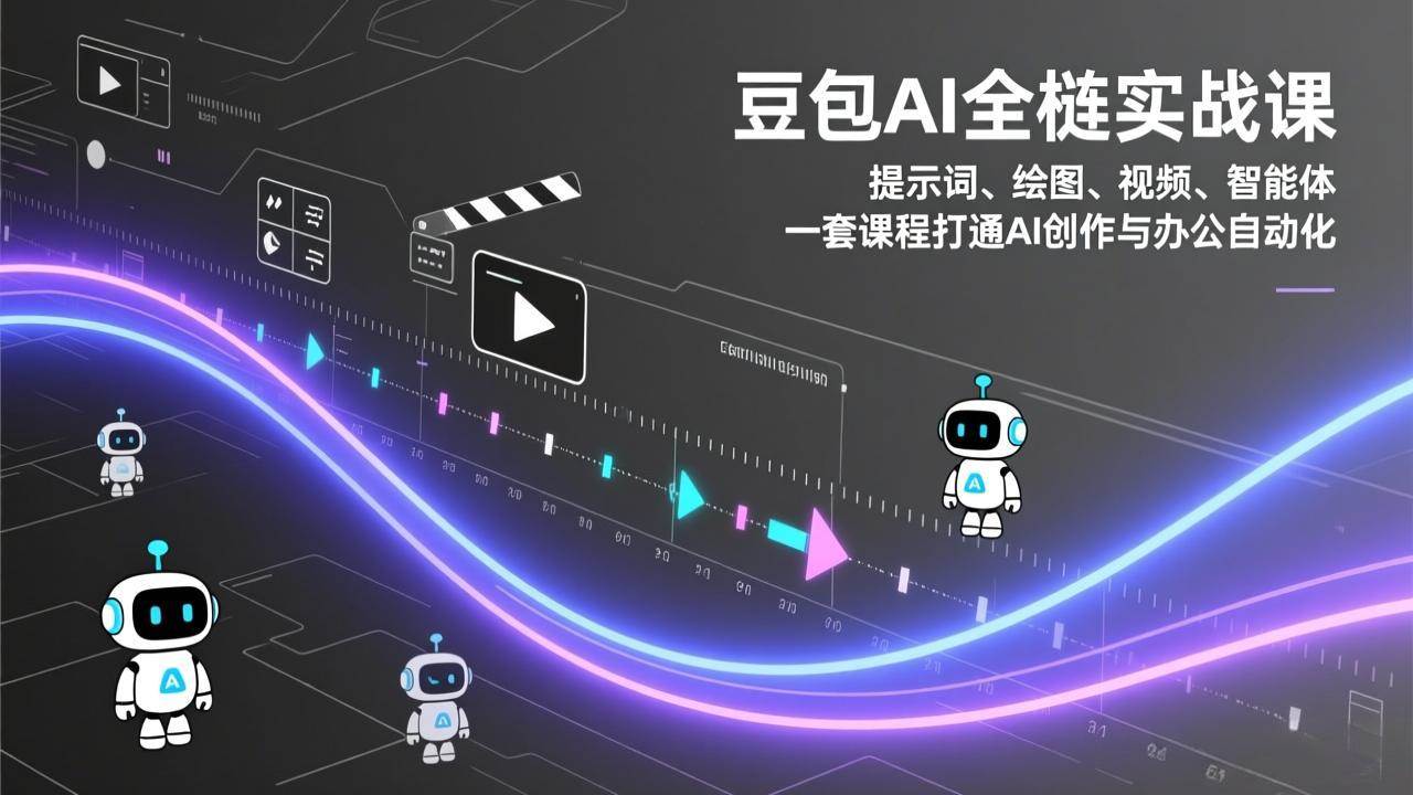 （17385期）豆包AI全栈实战课：提示词、绘图、视频、智能体，一套课程打通AI创作与办公自动化-领学通