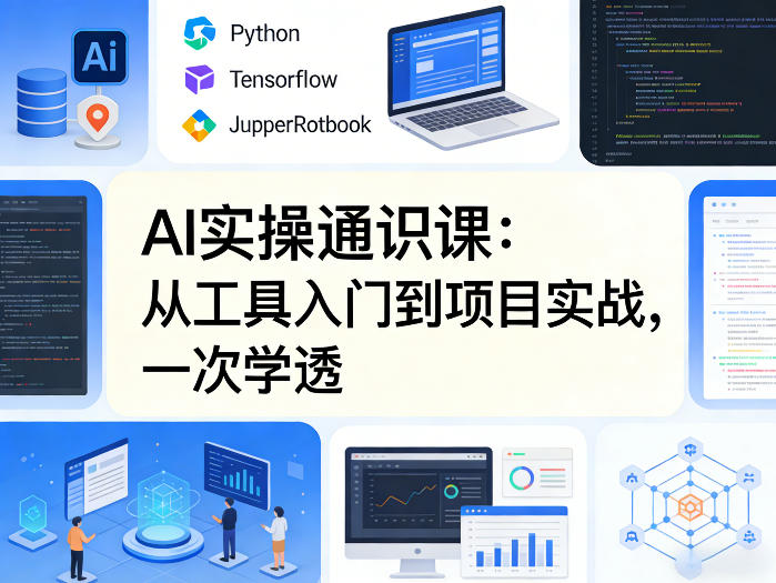 AI实操通识课，从工具入门到项目实战，一次学透-领学通