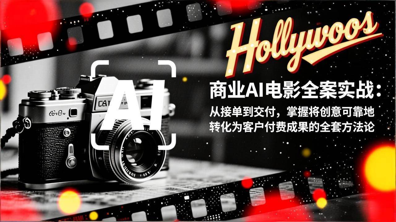 （17092期）商业AI电影全案实战：从接单到交付，掌握将创意可靠地转化为客户付费成果的全套方法论-领学通