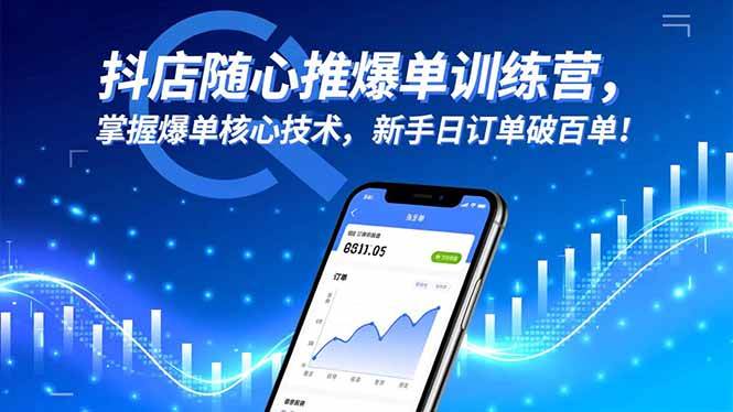 (16526期)抖店随心推爆单训练营,掌握爆单核心技术,新手日订单破百单!-领学通