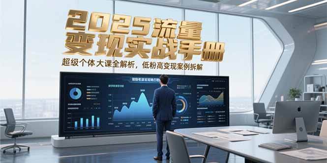 2025流量变现实战手册，超级个体大课全解析，低粉高变现案例拆解-领学通