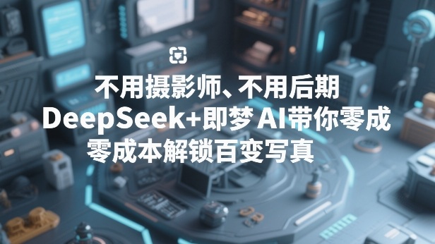 不用摄影师、不用后期，DeepSeek+即梦AI带你零成本解锁百变写真！-领学通