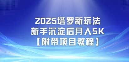 2025塔罗新玩法，新手沉淀后月入5K【附带项目教程】-领学通