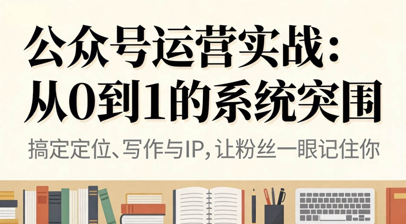 (16777期)公众号运营实战:从0到1的系统突围-领学通
