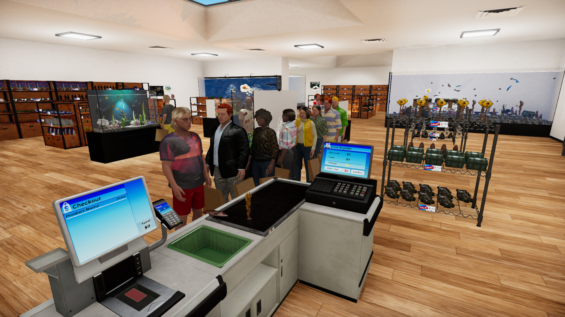 《水生商店模拟器》中文版-领学通