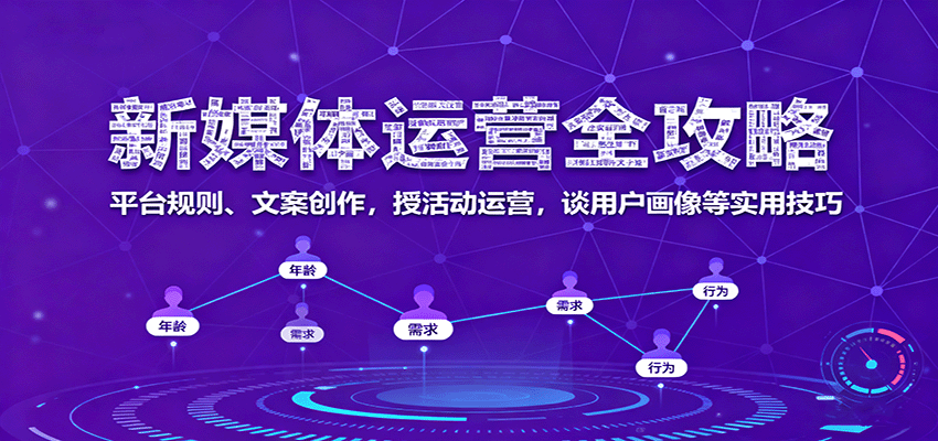 新媒体运营全攻略:平台规则、文案创作,授活动运营,谈用户画像等实用技巧-领学通