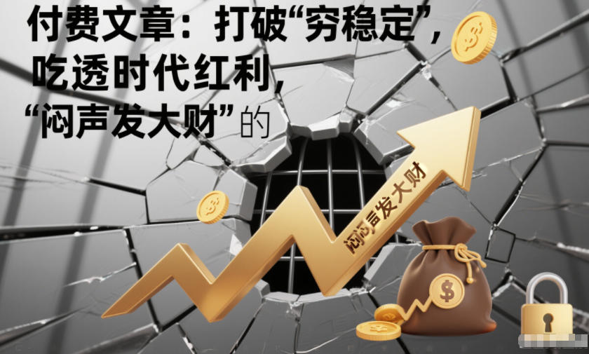 付费文章：打破“穷稳定”，吃透时代红利，“闷声发大财”的终极真谛-领学通
