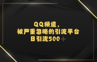 引流蓝海QQ频道，日引500+创业粉-领学通