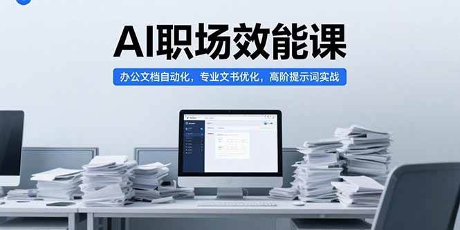 （15371期）AI职场效能课，办公文档自动化，专业文书优化，高阶提示词实战-领学通