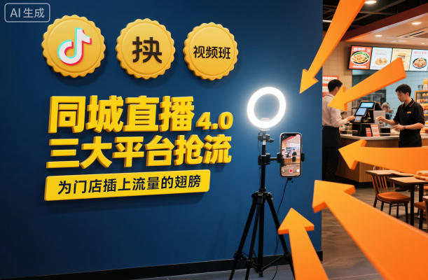 同城直播实操班4.0,三大平台抢流,为门店插上流量的翅膀-领学通