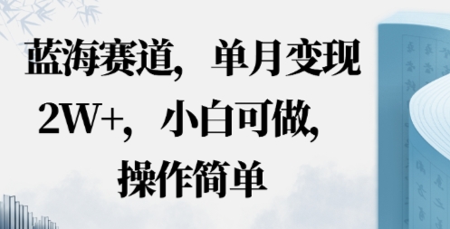 蓝海赛道,小红书私域项目,单月变现2W+,小白可做,操作简单-领学通