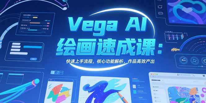 （15470期）Vega AI绘画速成课：快速上手流程，核心功能解析，作品高效产出-领学通