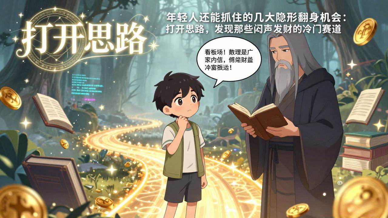 (17471期)付费文1+2:年轻人还能抓住的几大隐形翻身机会:打开思路,发现那些闷声发财的冷门赛道-领学通