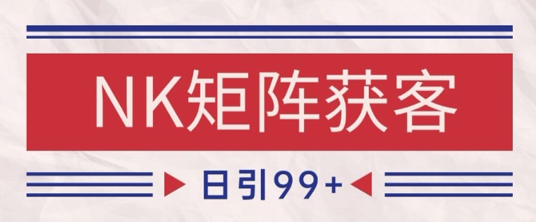 小红书某音NK赛道引流获客 自热矩阵日引200+【揭秘】-领学通