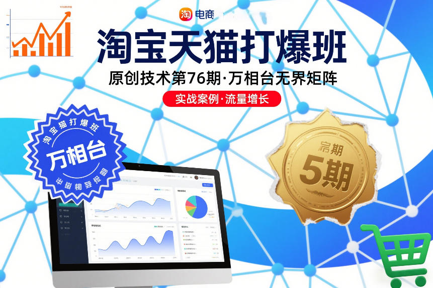淘宝天猫打爆班原创技术第76期，万相台无界矩阵-领学通