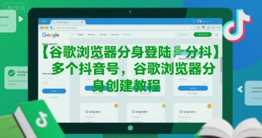 谷歌浏览器分身登陆多个抖音号，谷歌浏览器分身创建教程-领学通