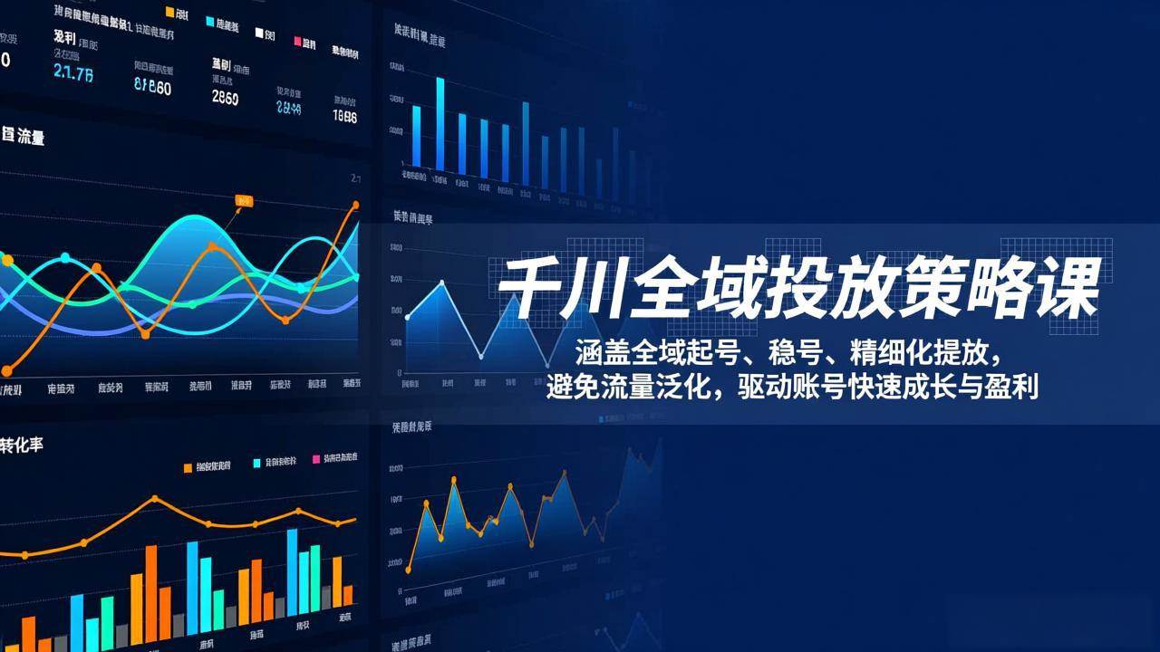 （17285期）千川全域投放策略课：涵盖全域起号、稳号、精细化投放，避免流量泛化，驱动账号快速成长与盈利-领学通