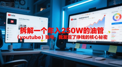 付费文章：拆解一个年入250W的油管（youtube）账号，我发现了挣钱的核心秘密-领学通