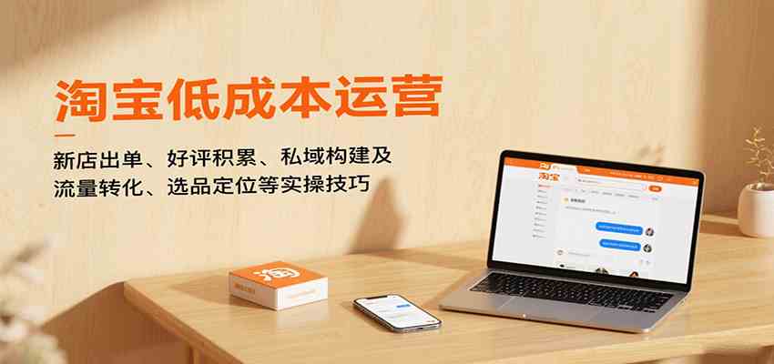 淘宝低成本运营，新店出单、好评积累、私域构建及流量转化、选品定位等（更新9月）-领学通