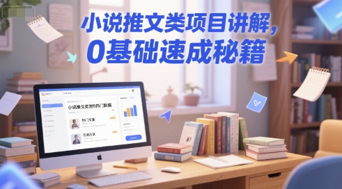 小说推文类项目讲解，0 基础速成秘籍-领学通