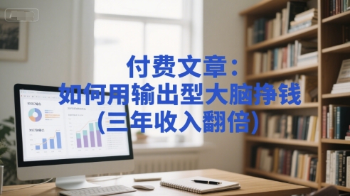 付费文章：如何用输出型大脑挣钱(三年收入翻倍)-领学通