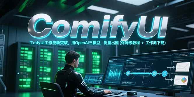 ComfyUI工作流新突破，用OpenAI三模型，批量出图(保姆级教程+工作流下载)-领学通