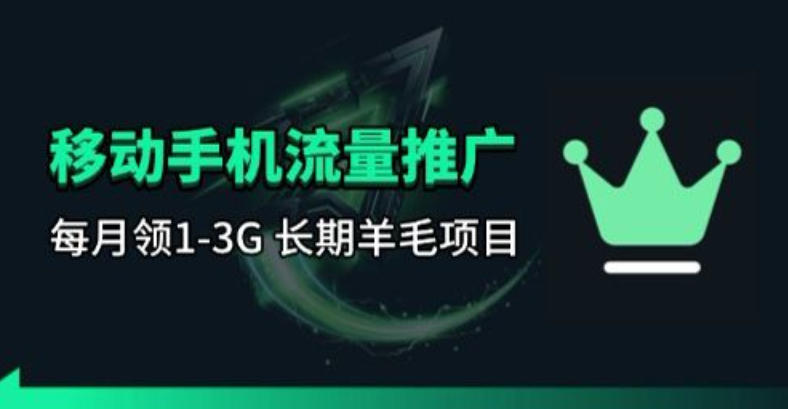 手机流量领取推广_每月一轮，刚需类的长期项目-领学通