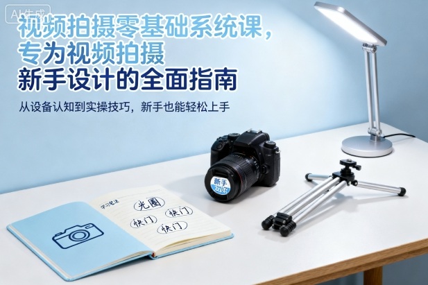 视频拍摄零基础系统课,专为视频拍摄新手设计的全面指南-领学通