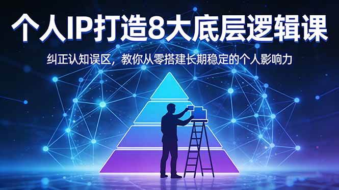（17811期）付费文章：个人IP打造8大底层逻辑课：纠正认知误区，教你从零搭建长期稳定的个人影响力-领学通