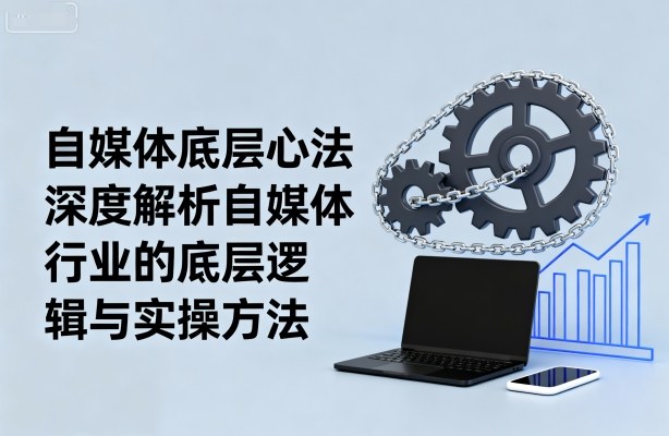 自媒体底层心法，深度解析自媒体行业的底层逻辑与实操方法-领学通