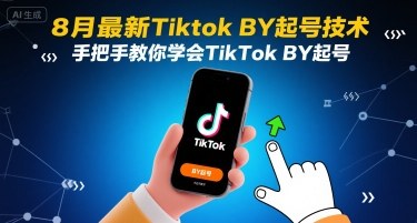 8月最新Tiktok搬运起号技术，手把手教你学会TikTok搬运起号-领学通