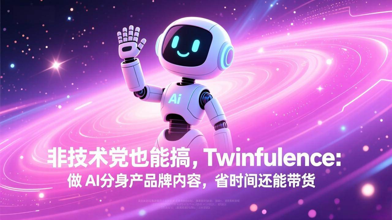 （17381期）非技术党也能搞!Twinfluence:做 AI 分身产品牌内容,省时间还能带货-领学通