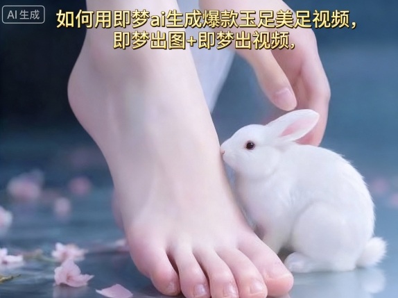 如何用即梦ai生成爆款玉足美足视频，即梦出图+即梦出视频，快速涨粉-领学通