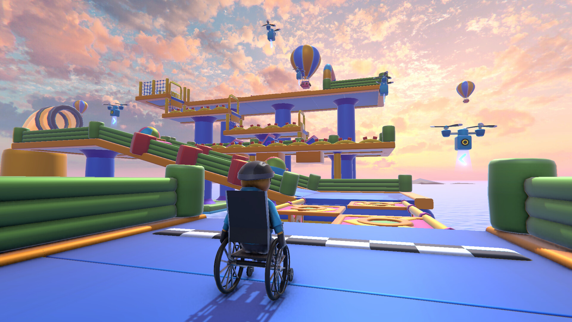 《轮椅模拟器》中文版 《轮椅模拟器》中文版