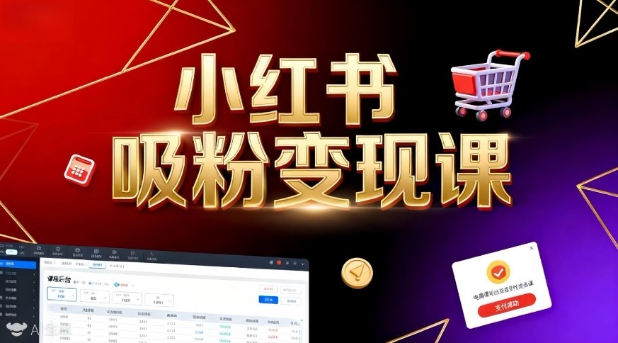 《小红书吸粉变现》当天变现不是梦!揭秘小红书吸粉变现的财富密码-领学通