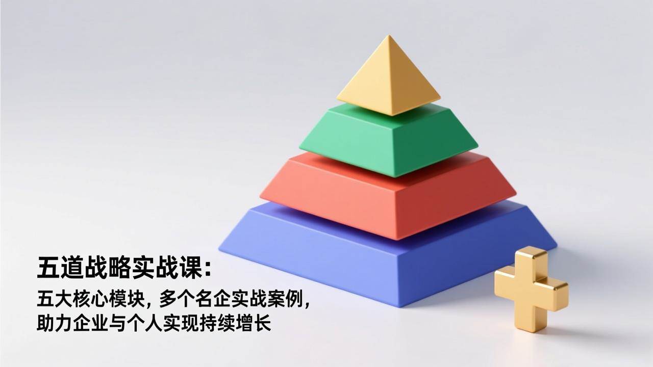 （17095期）五道战略实战课：五大核心模块，多个名企实战案例，助力企业与个人实现持续增长-领学通