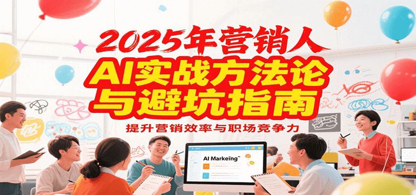 2025年营销实战方法论与避坑指南，利用AI提升营销效率与职场竞争力-领学通